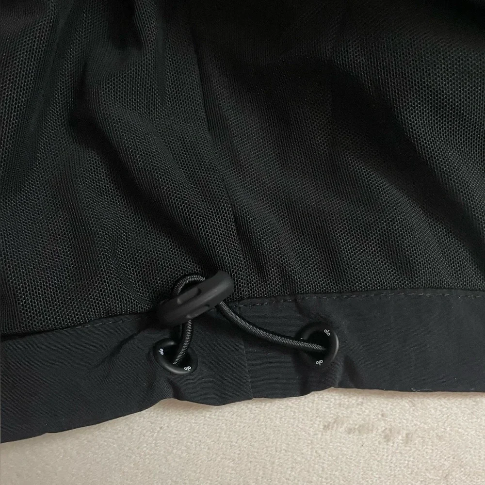 ALO Yoga NWOT Origin Full Zip Track Jacket Black Size M - Picture 13 of 14